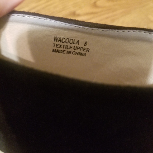 black wedge sandals - Picture 4 of 8